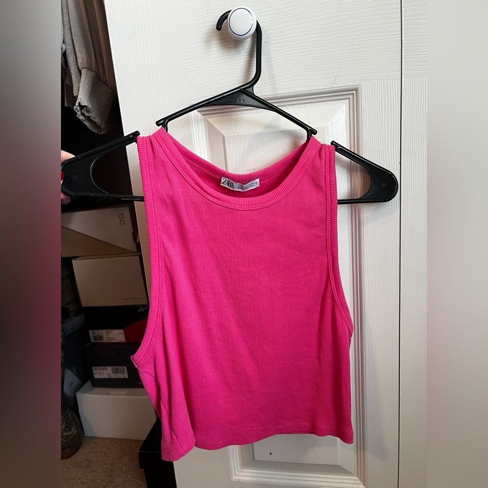 Zara cropped tank